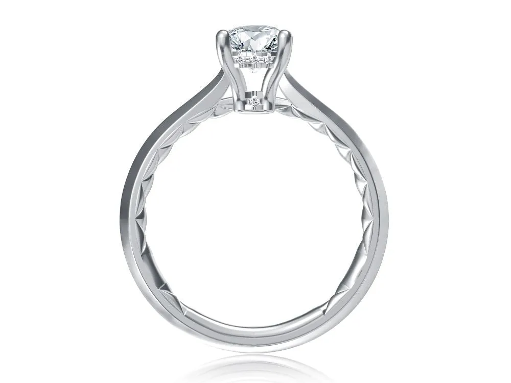 A.Jaffe Engagement Rings Oval Solitaire Diamond Engagement Ring MECOV2211Q/131