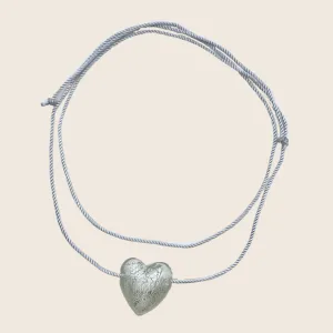 Amora Glass Heart Necklace