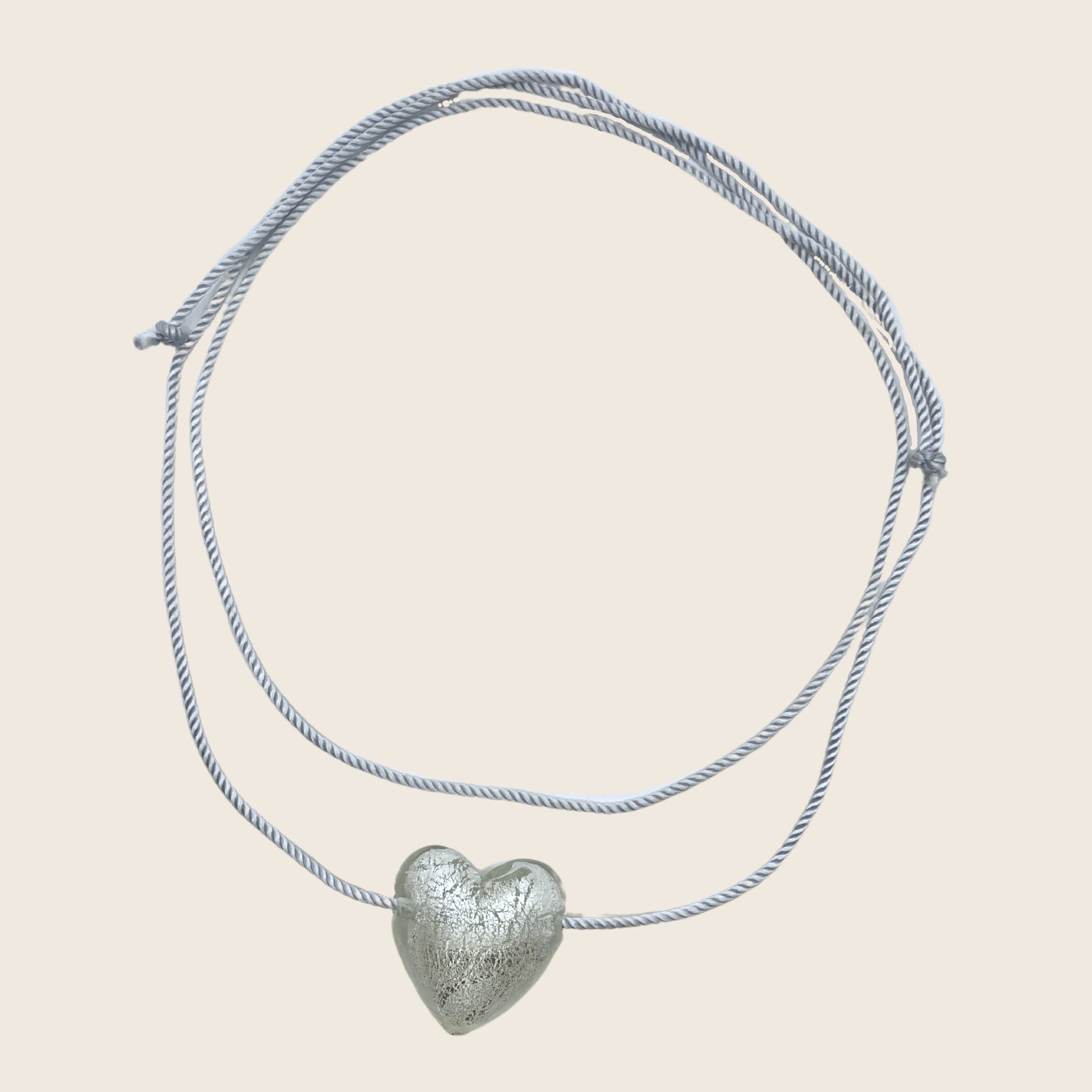 Amora Glass Heart Necklace