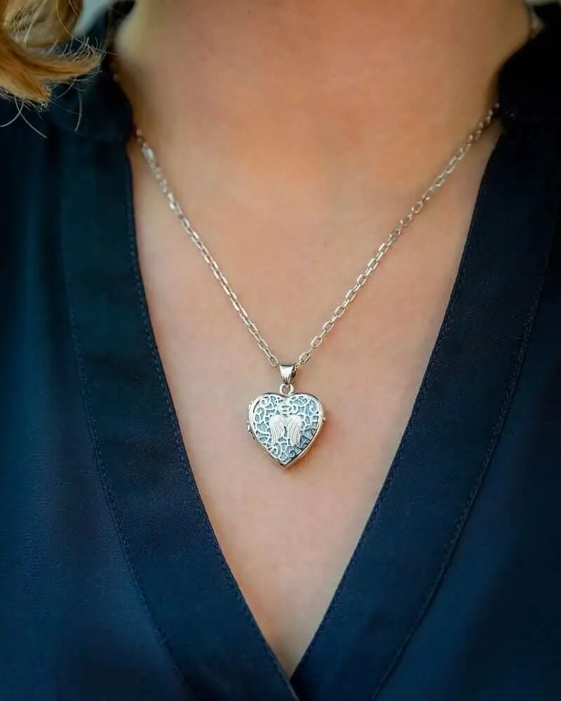 Angel Heart Locket Urn
