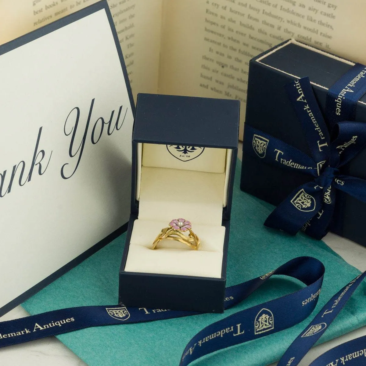 Antique Diamond & Ruby Charm | Antique Pin Conversion