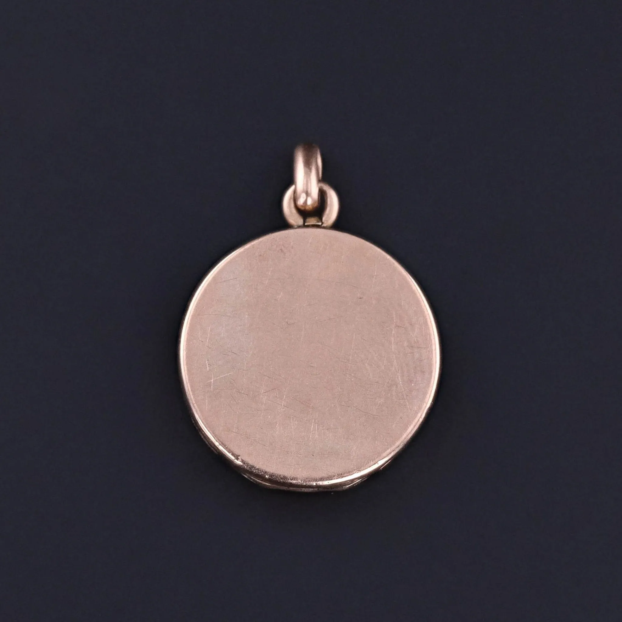 Antique Floral Locket of 9ct Gold
