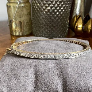 Antique Rose Cut Diamond Bracelet