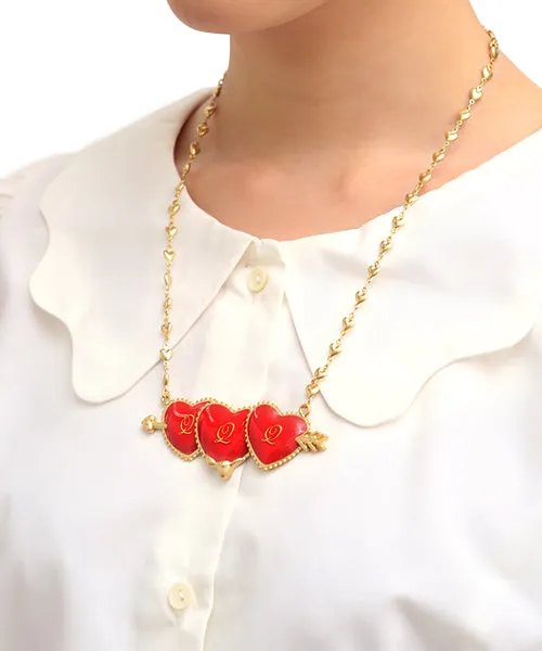 Arrow Heart Necklace【Japan Jewelry】
