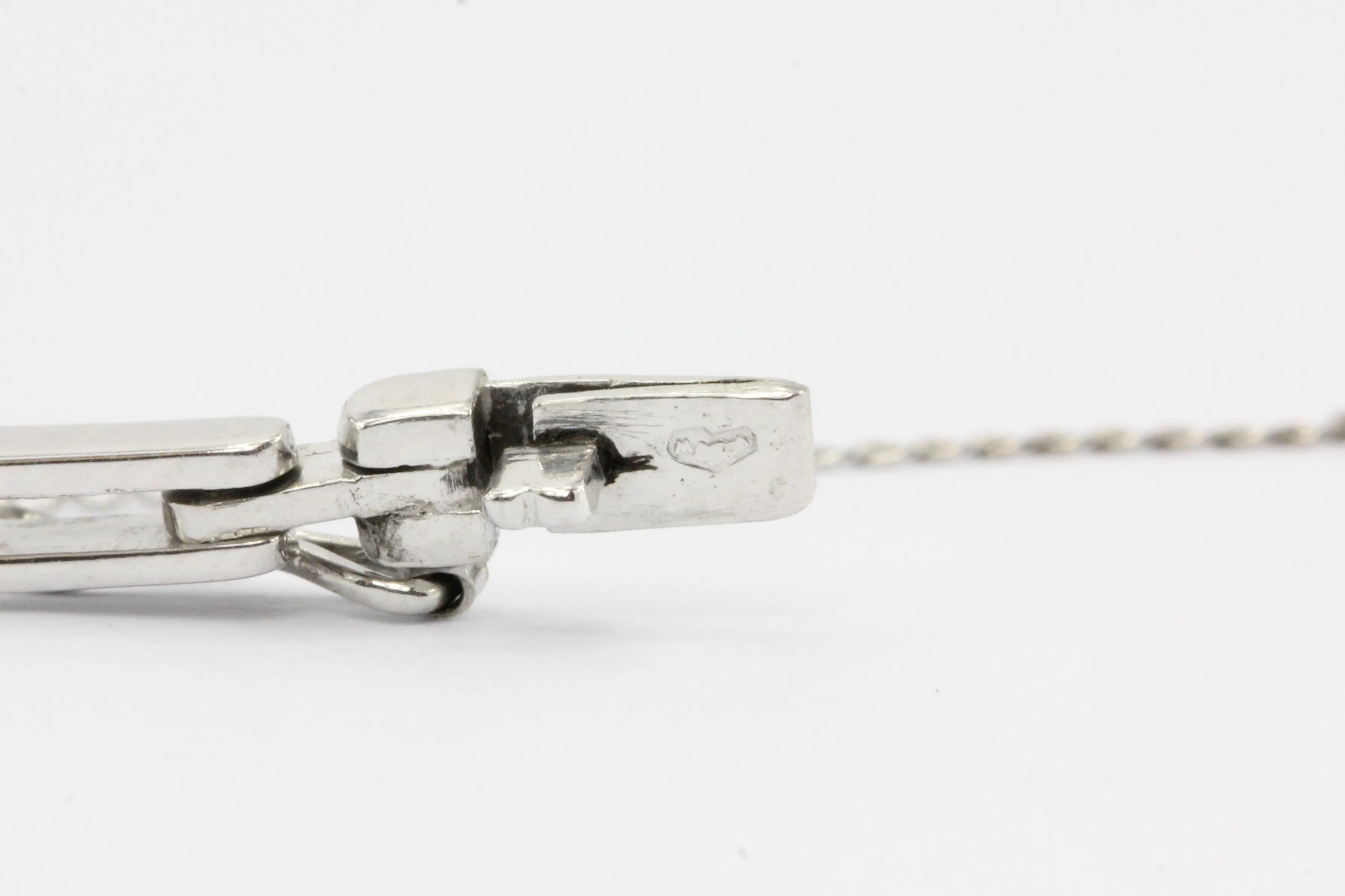 Art Deco Platinum Diamond Onyx Conversion Bracelet c.1930's