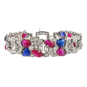 Art Deco Tutti Frutti Bracelet