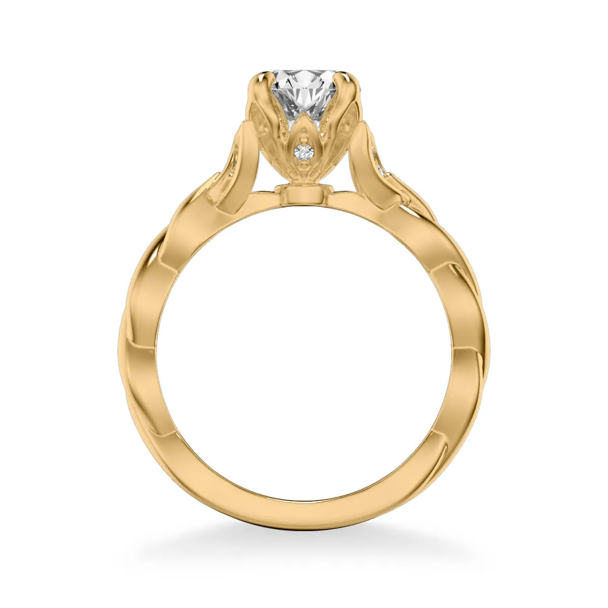 Artcarved "Cherie" Diamond Twist Engagement Ring