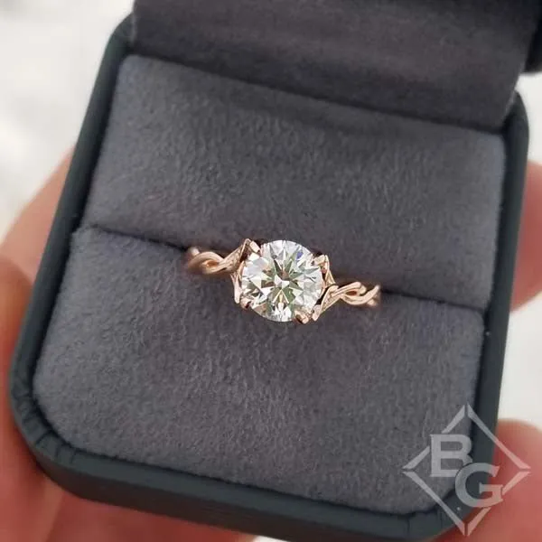 Artcarved "Cherie" Diamond Twist Engagement Ring