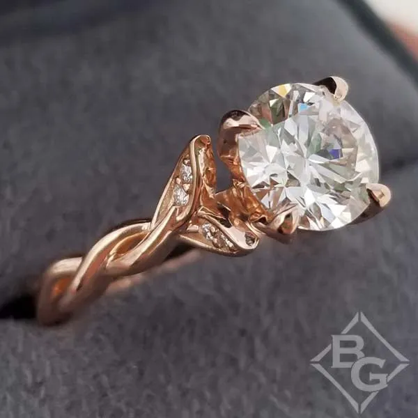 Artcarved "Cherie" Diamond Twist Engagement Ring