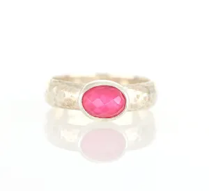 Athena small band ring with Tourmaline