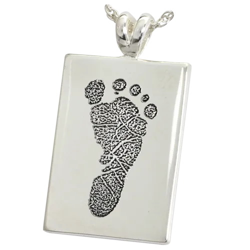 B&B Rectangle Footprint Pendant