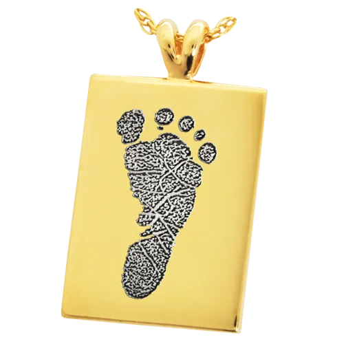 B&B Rectangle Footprint Pendant