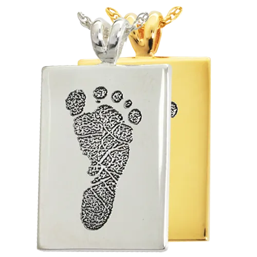 B&B Rectangle Footprint Pendant