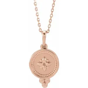Beaded Disc 16-18" Necklace 86653