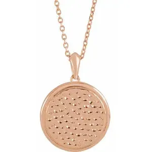 Beaded Disc 16-18" Necklace or Pendant 87463