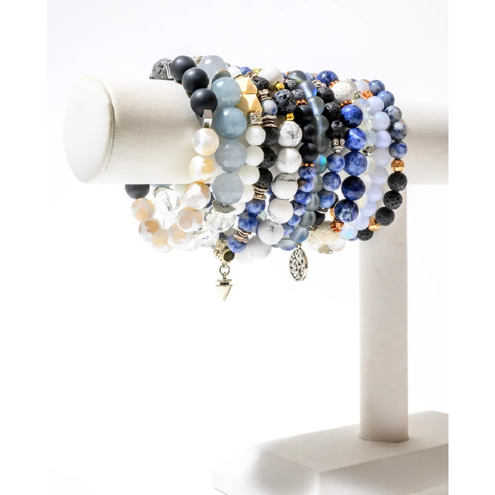 Bel Jewelry - Denim Stretch Bracelets