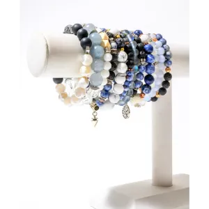 Bel Jewelry - Denim Stretch Bracelets