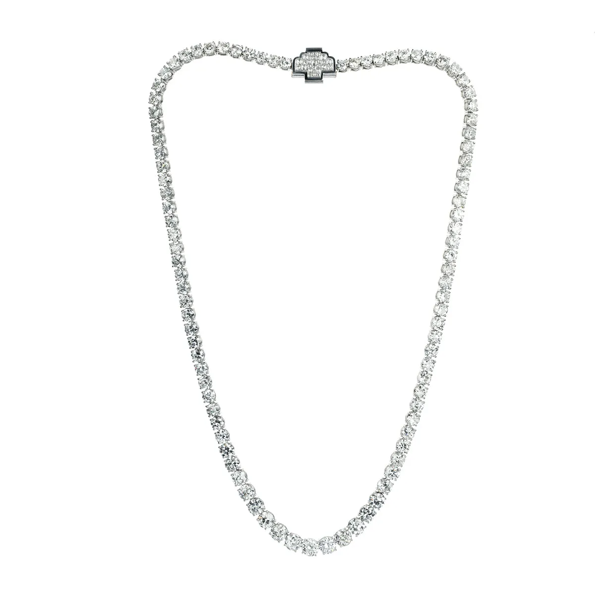 Bell & Bird Rivière Antique Diamond Necklace