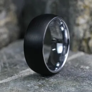 Black Hammered / Silver Interior - 8mm