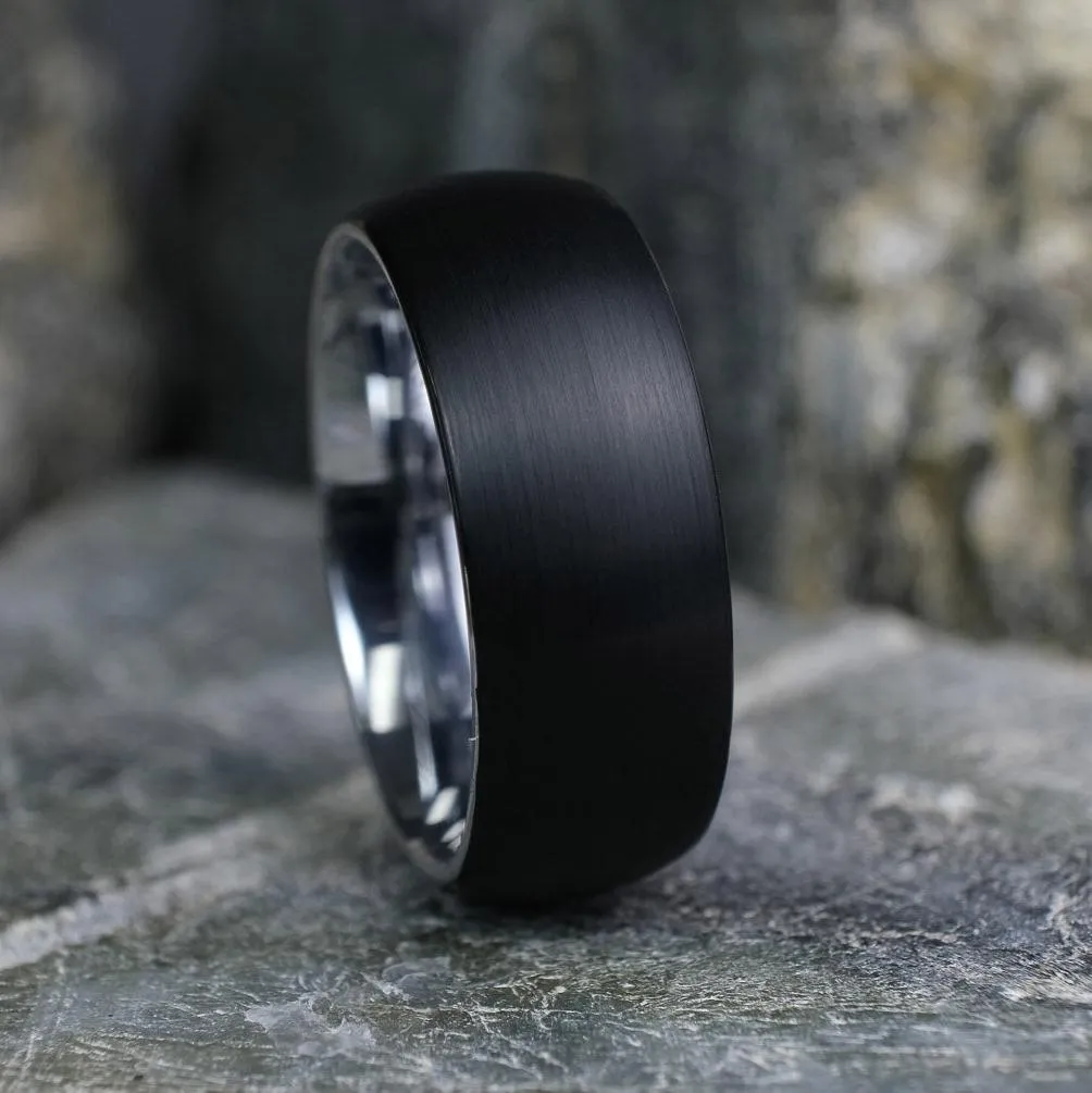 Black Hammered / Silver Interior - 8mm