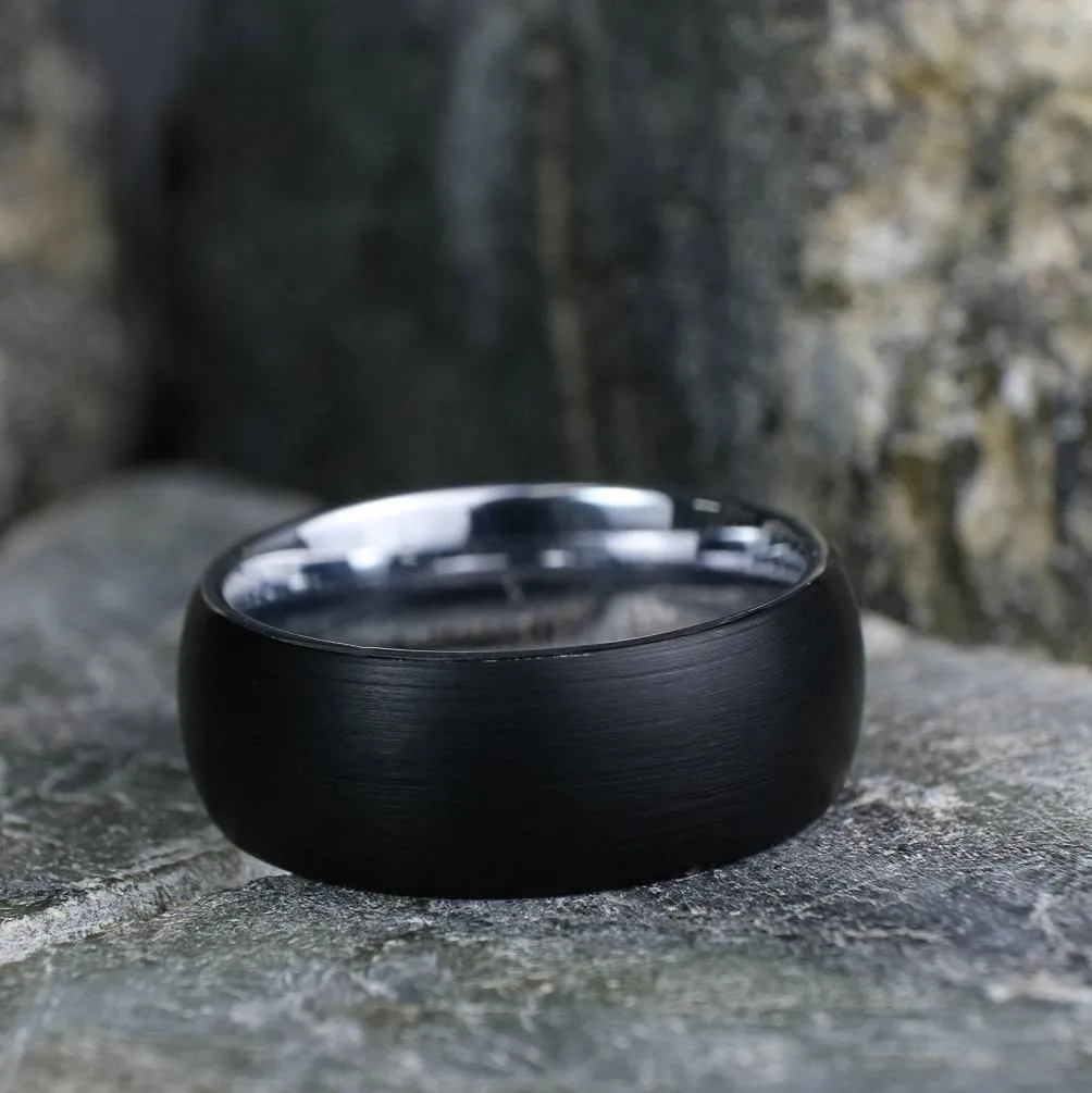 Black Hammered / Silver Interior - 8mm
