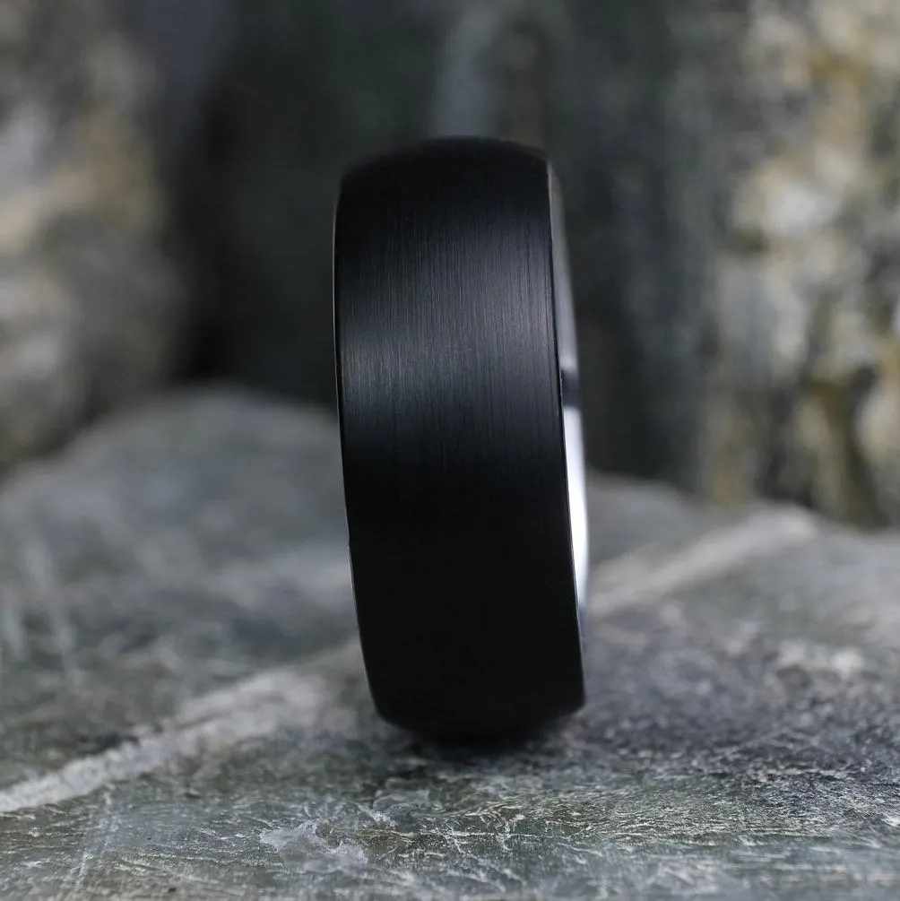 Black Hammered / Silver Interior - 8mm