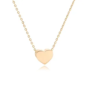 Block Heart Necklace