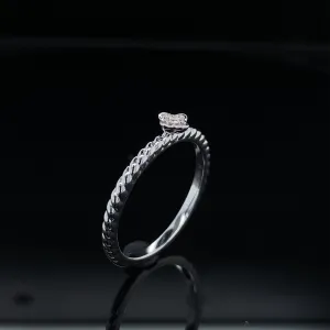 Blossom Diamond Twist Promise Ring