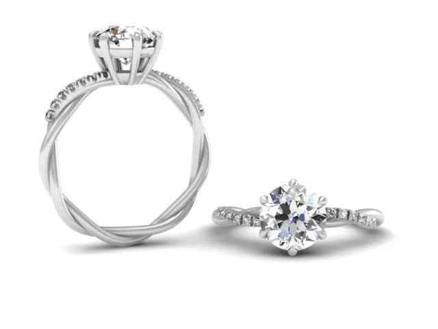Bostonian Alyssa - Custom Engagement Ring