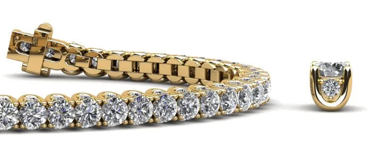 Boundless Brilliance Lab-Grown Diamond Tennis Bracelet with 3.27 ct.(finished) 1mm, 2mm