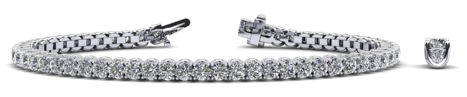Boundless Brilliance Lab-Grown Diamond Tennis Bracelet with 3.27 ct.(finished) 1mm, 2mm