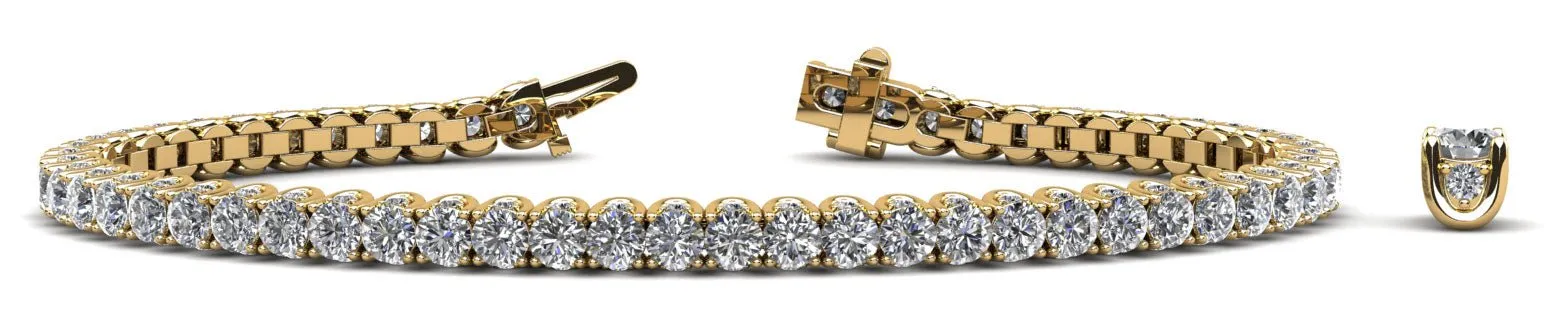 Boundless Brilliance Lab-Grown Diamond Tennis Bracelet with 3.27 ct.(finished) 1mm, 2mm