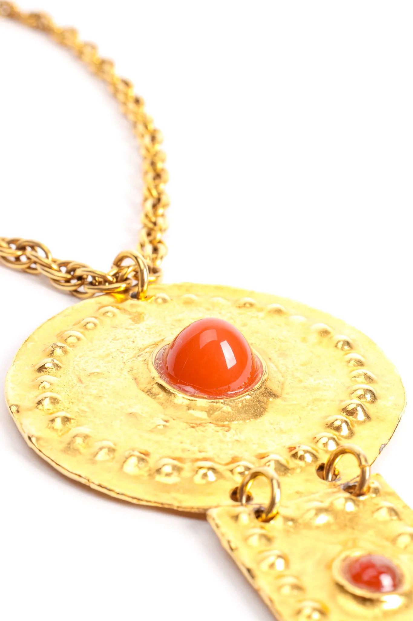 Breast Plate Pendant Necklace