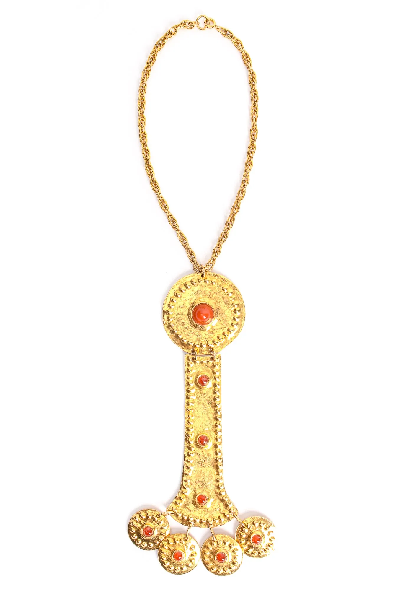 Breast Plate Pendant Necklace
