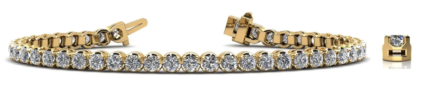 Captivating Shimmer Lab-Grown Diamond Tennis Bracelet with 1.91 ct.(finished) 2mm