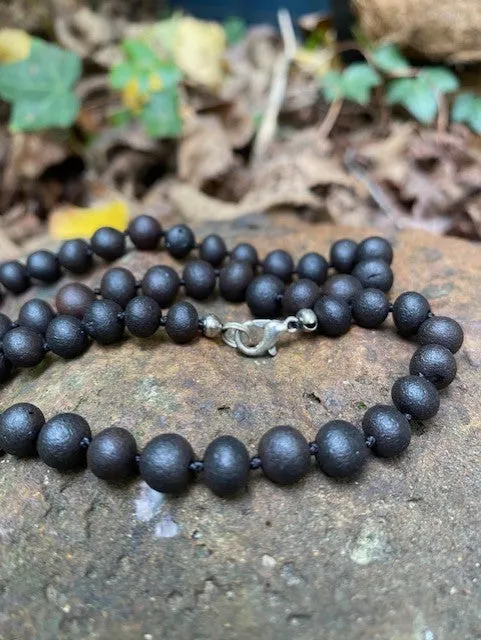 Cherry Raw Amber necklaces