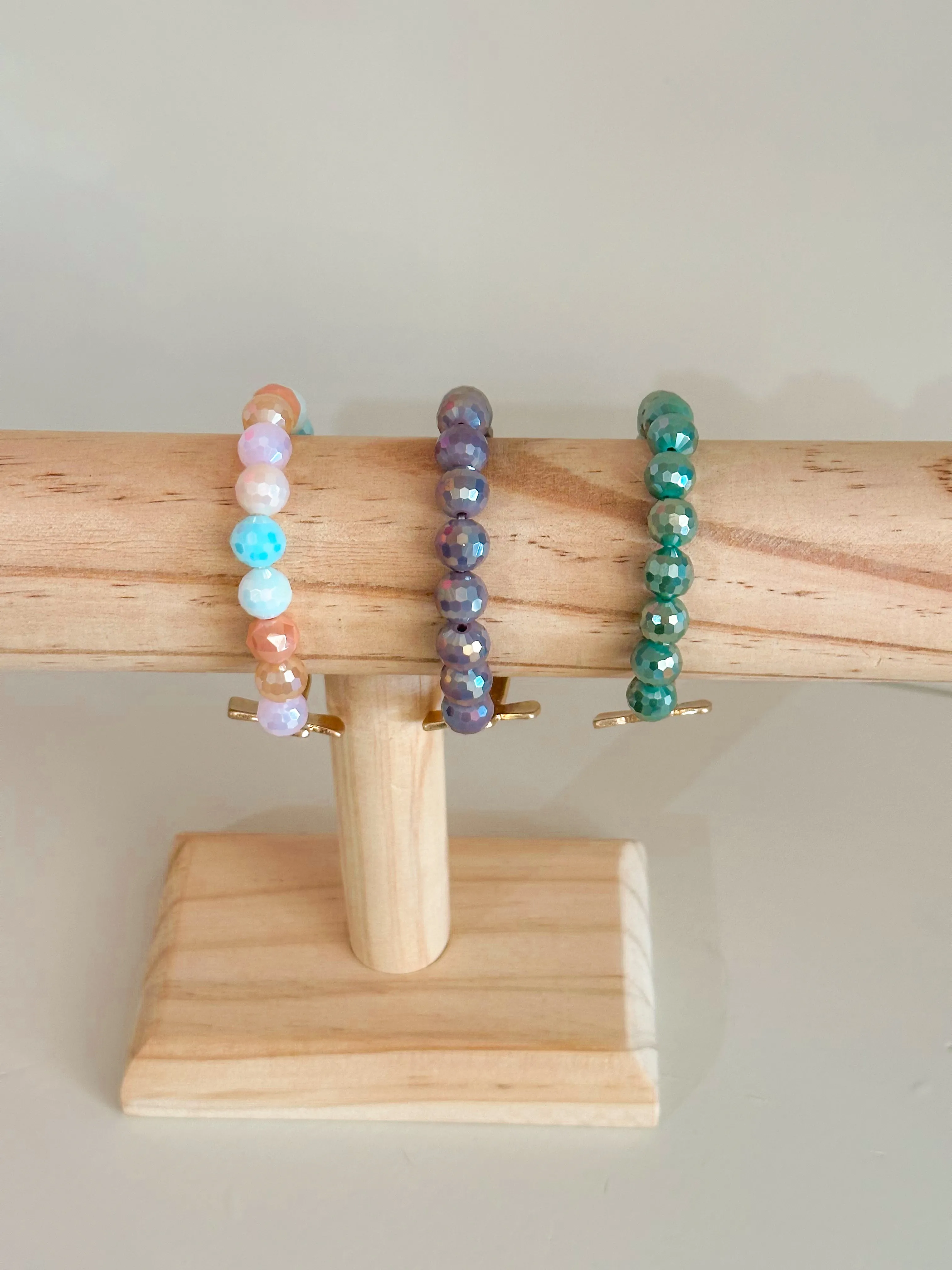 Chunky Cross Beaded Bracelets