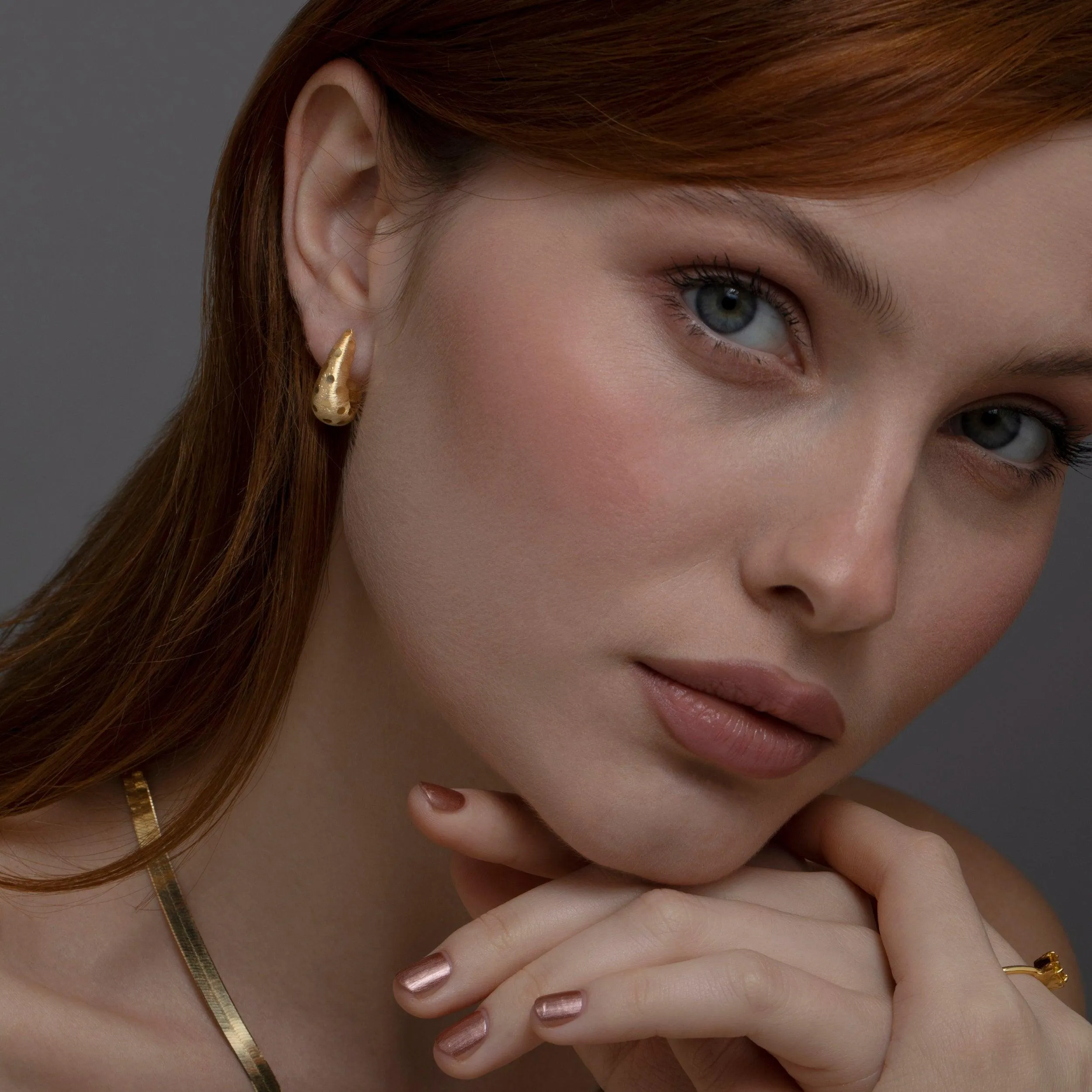 Chunky Hoop Earring - 18K Gold Vermeil