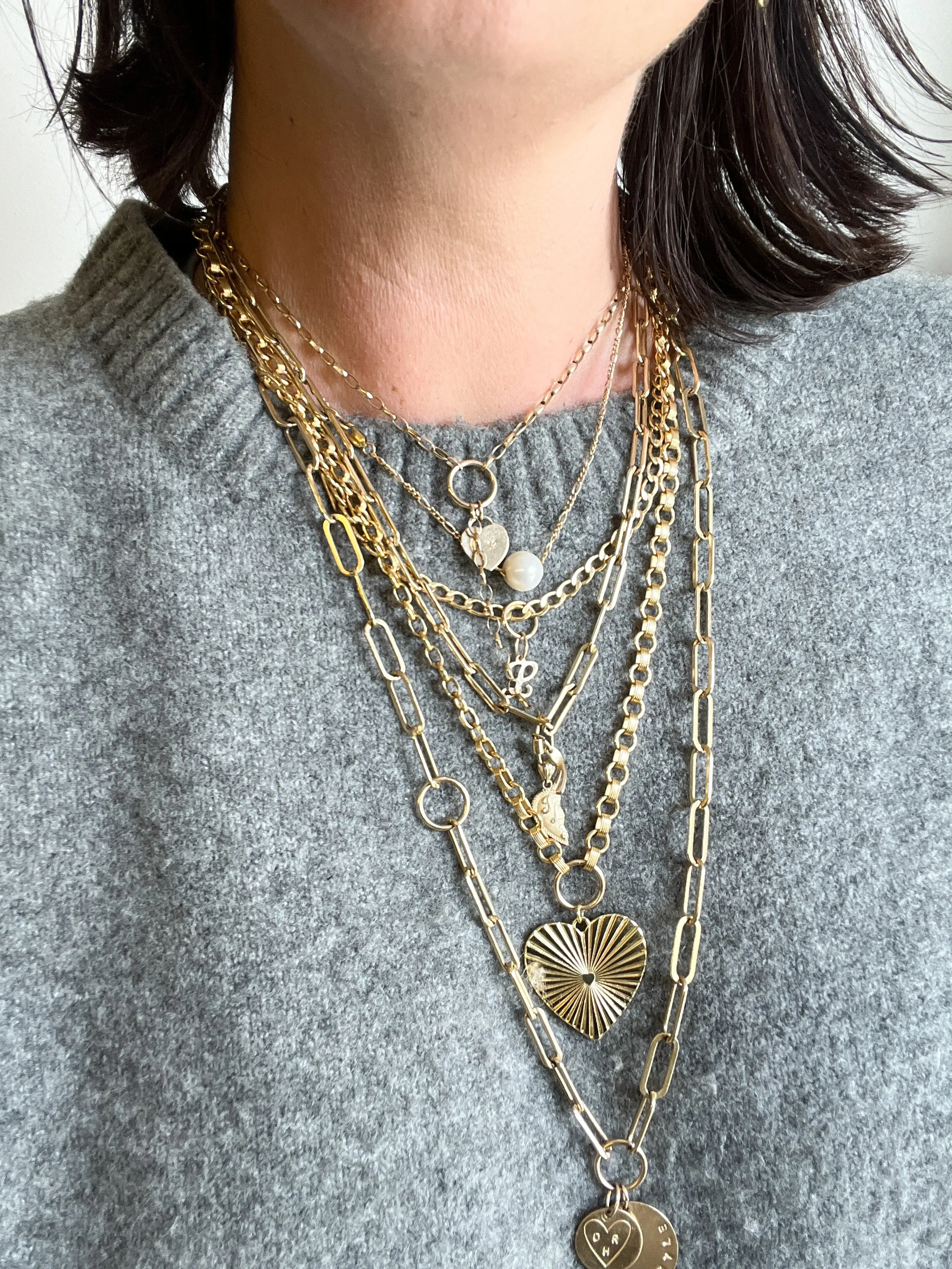 CIARA HEART CHARM NECKLACE