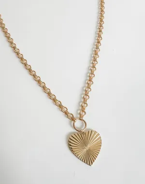 CIARA HEART CHARM NECKLACE