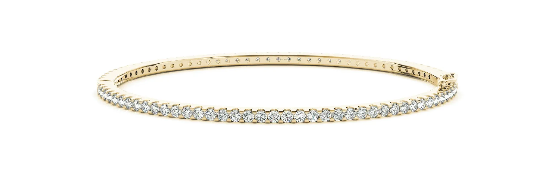 Classic Brilliant cut Diamonds Cuff