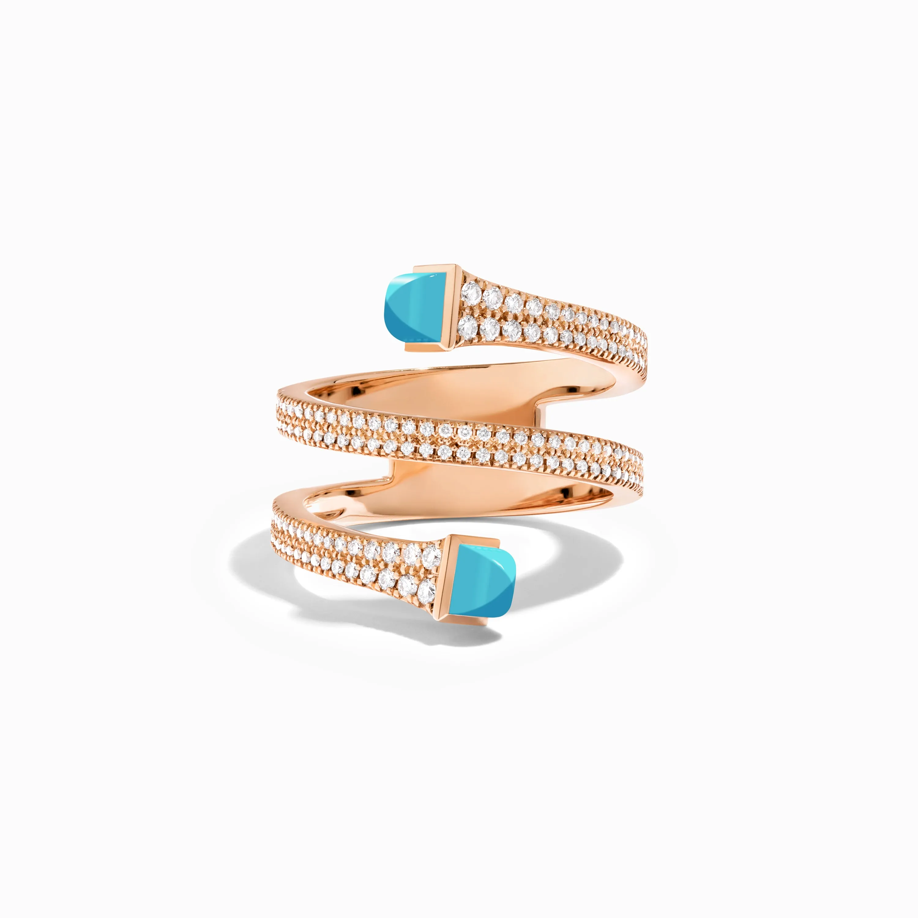Cleo Diamond Twist Ring