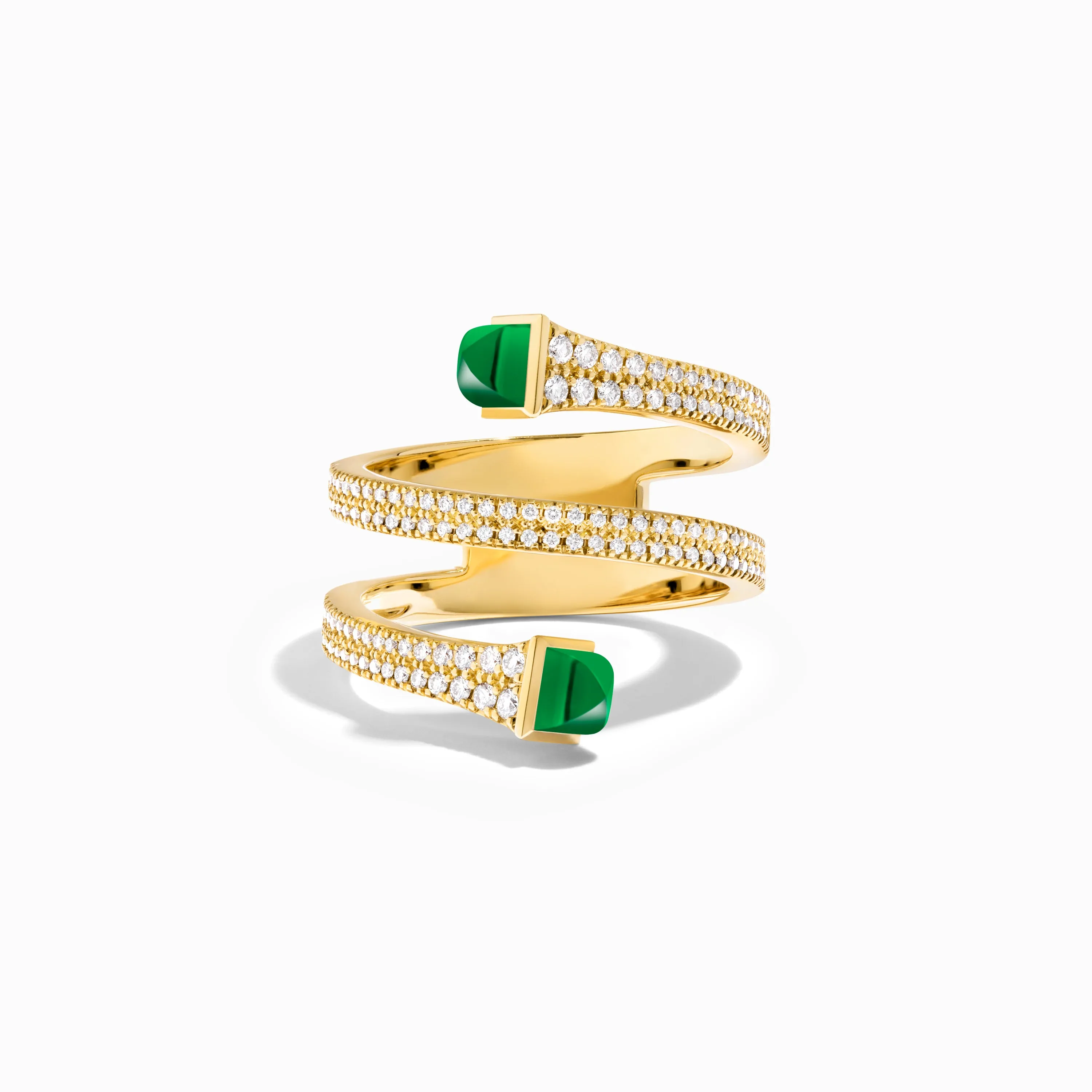 Cleo Diamond Twist Ring