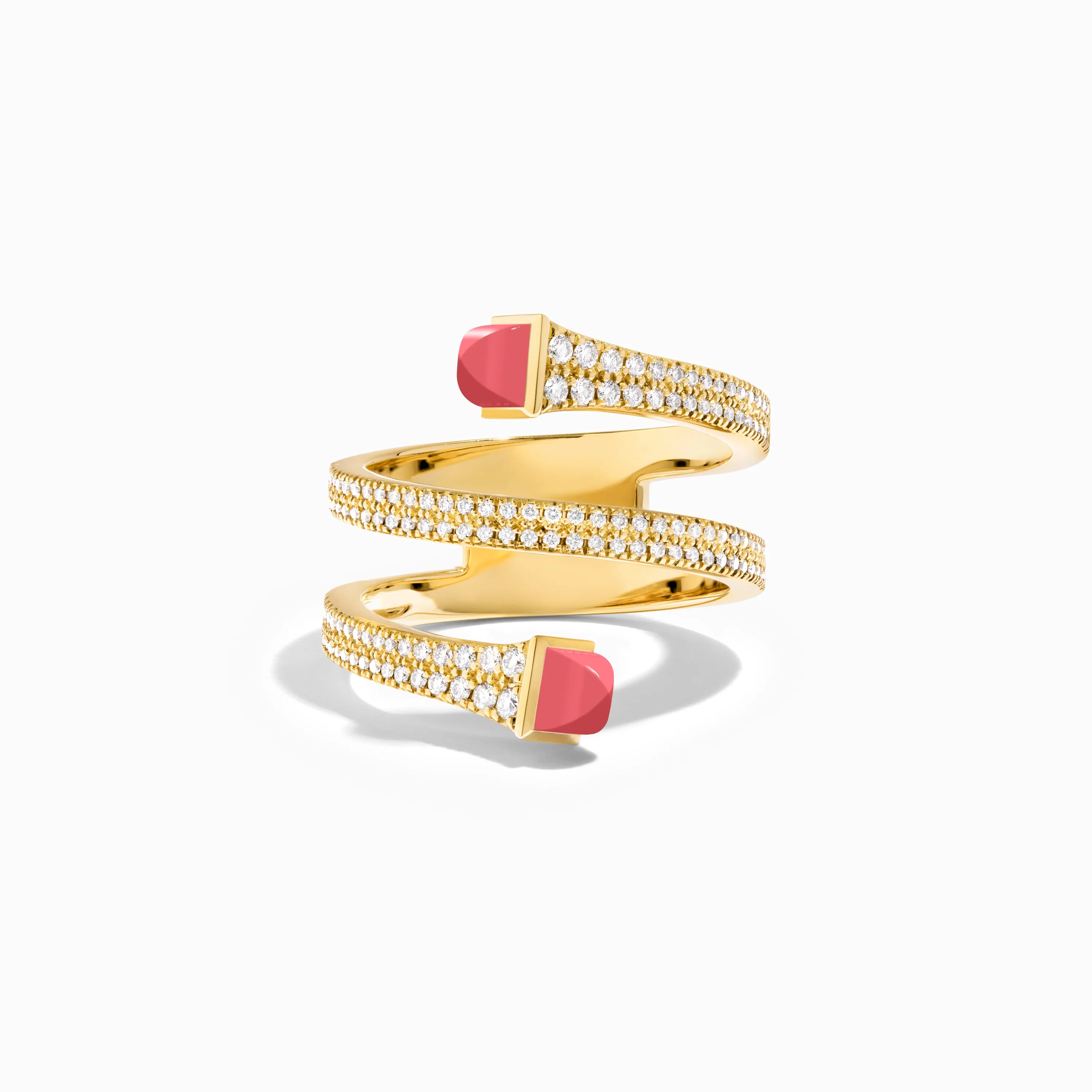 Cleo Diamond Twist Ring