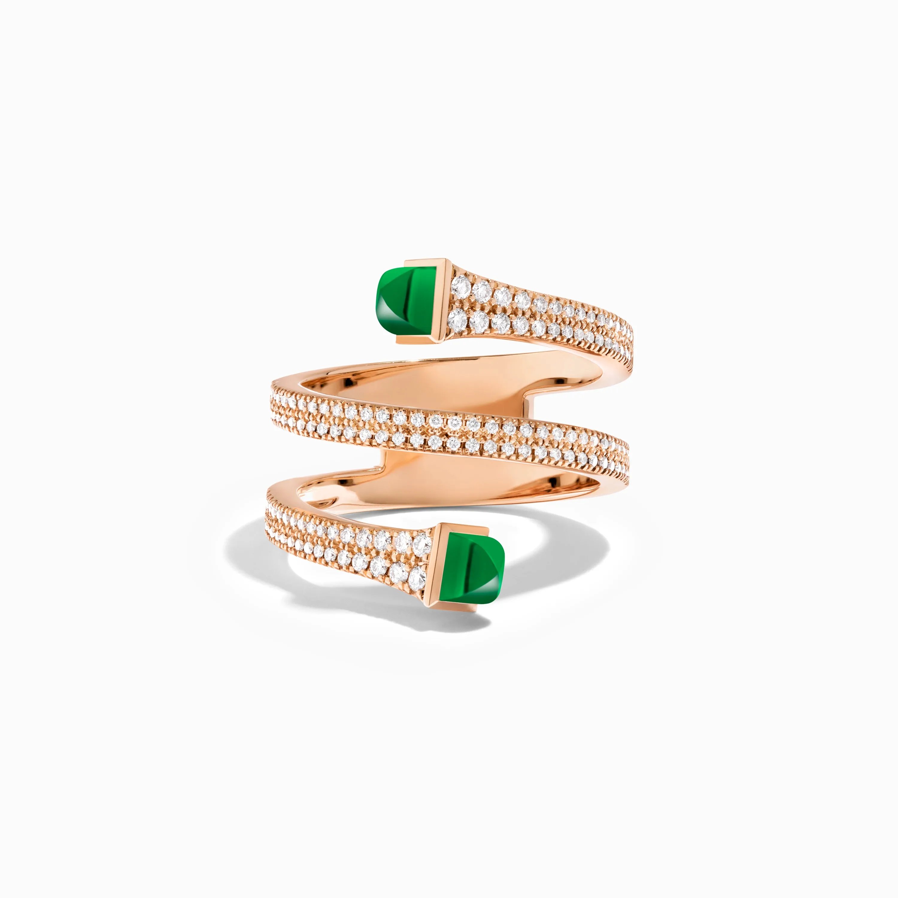 Cleo Diamond Twist Ring