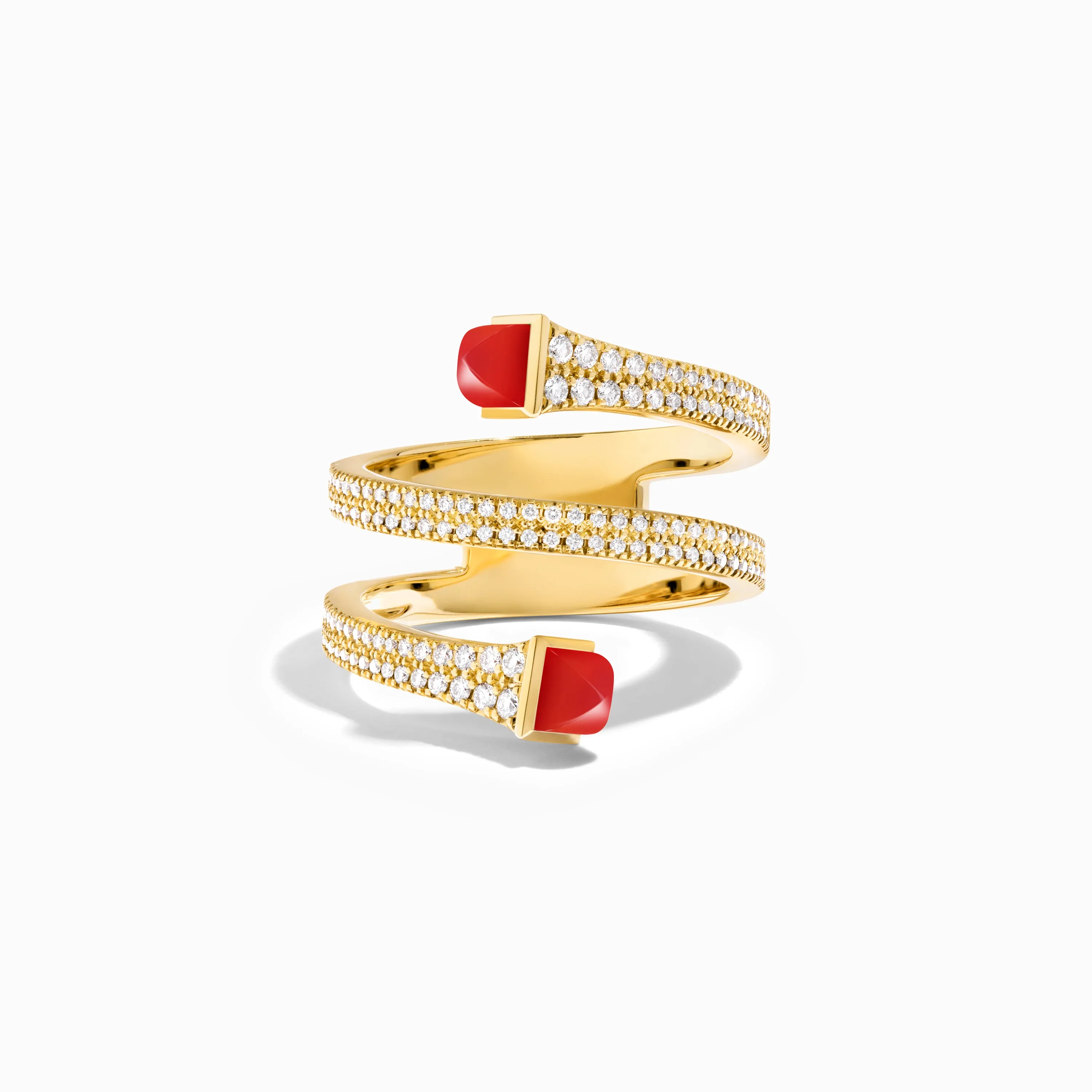 Cleo Diamond Twist Ring