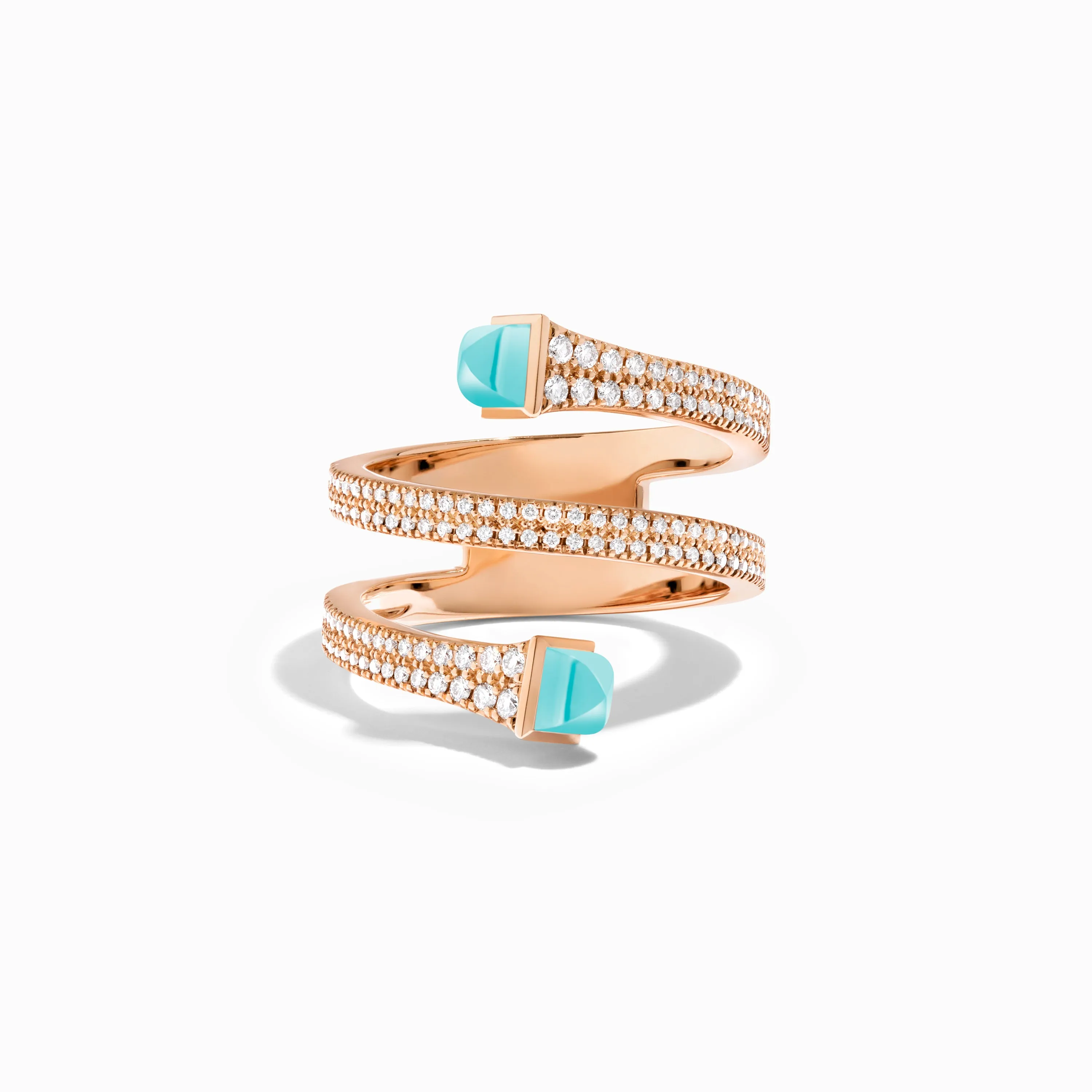Cleo Diamond Twist Ring