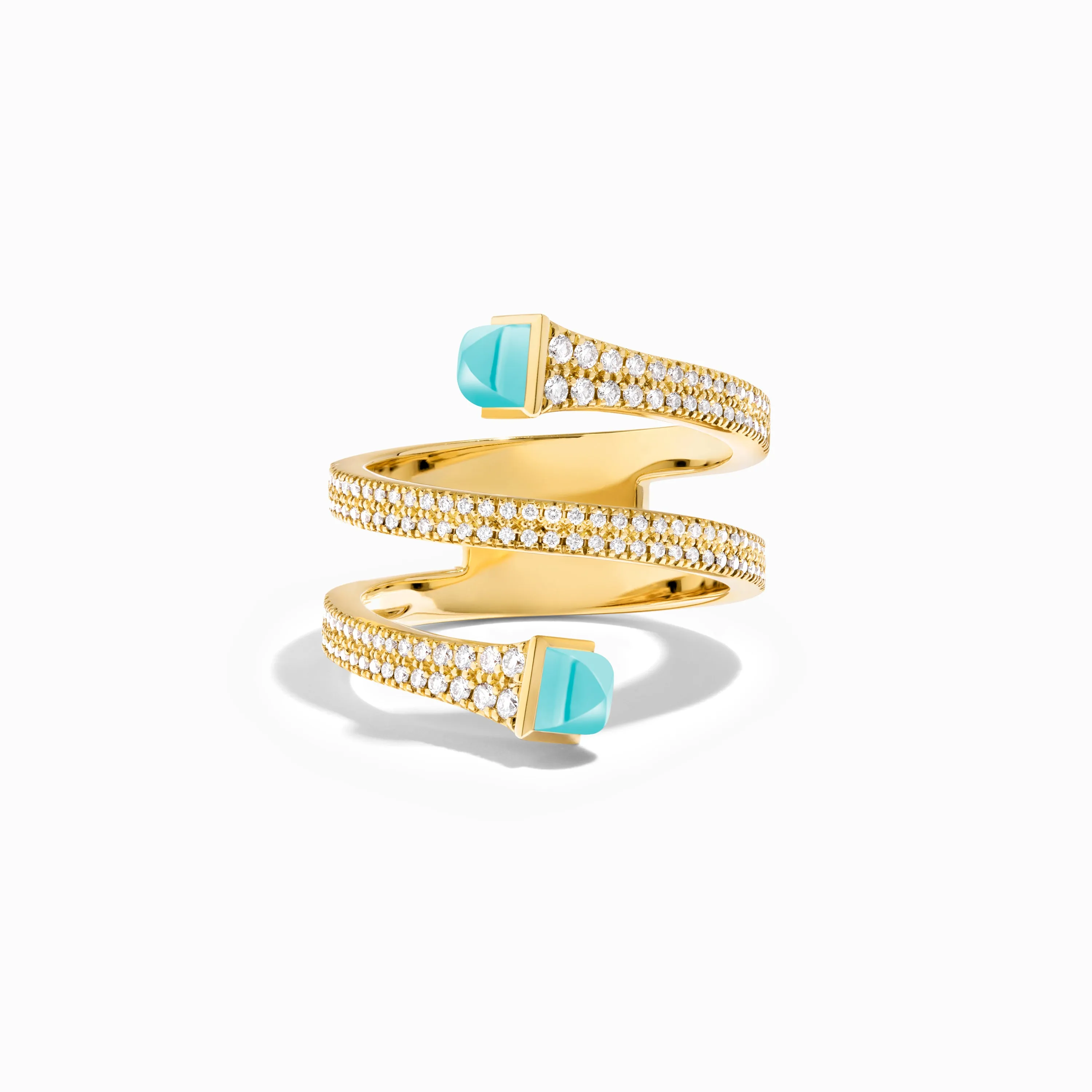Cleo Diamond Twist Ring