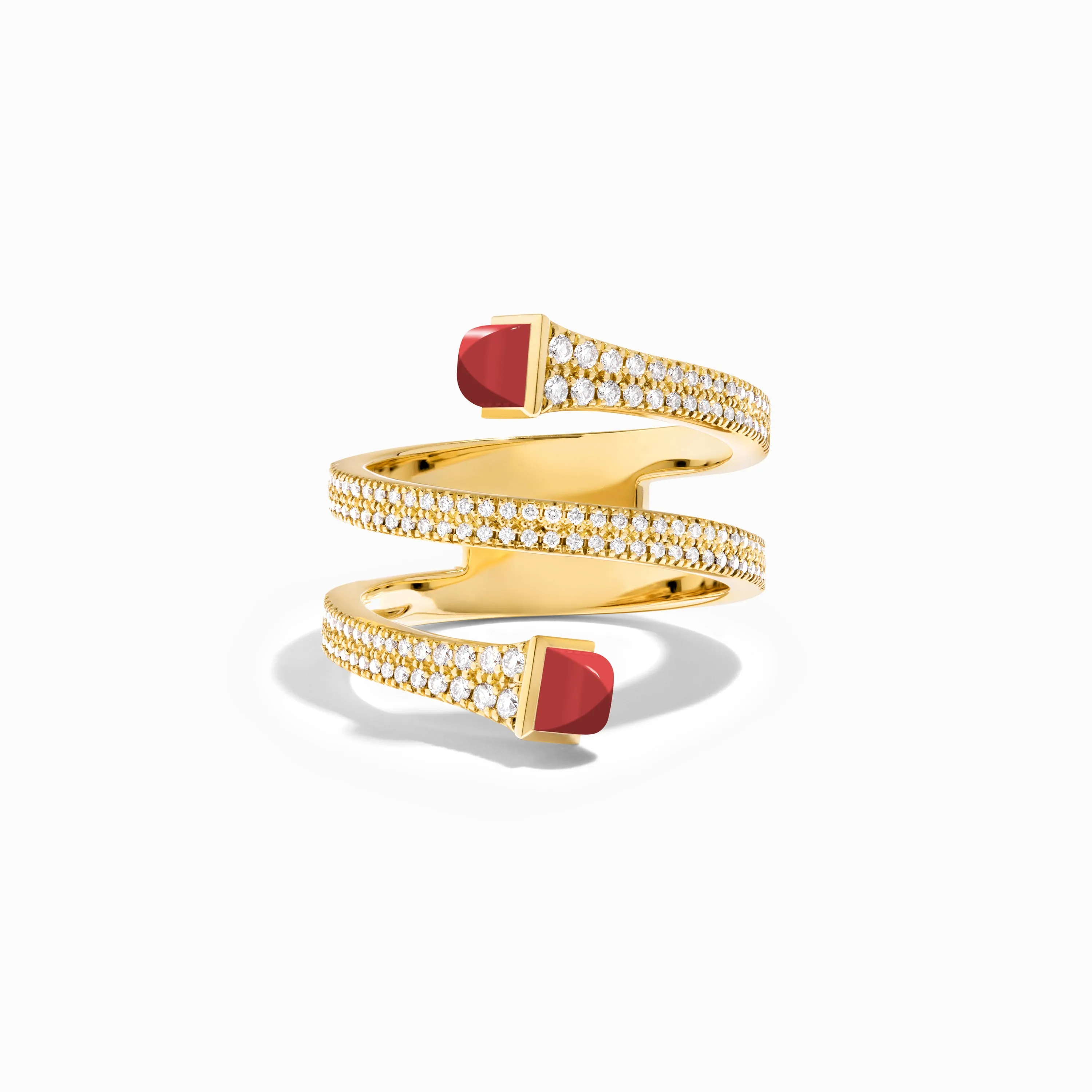 Cleo Diamond Twist Ring