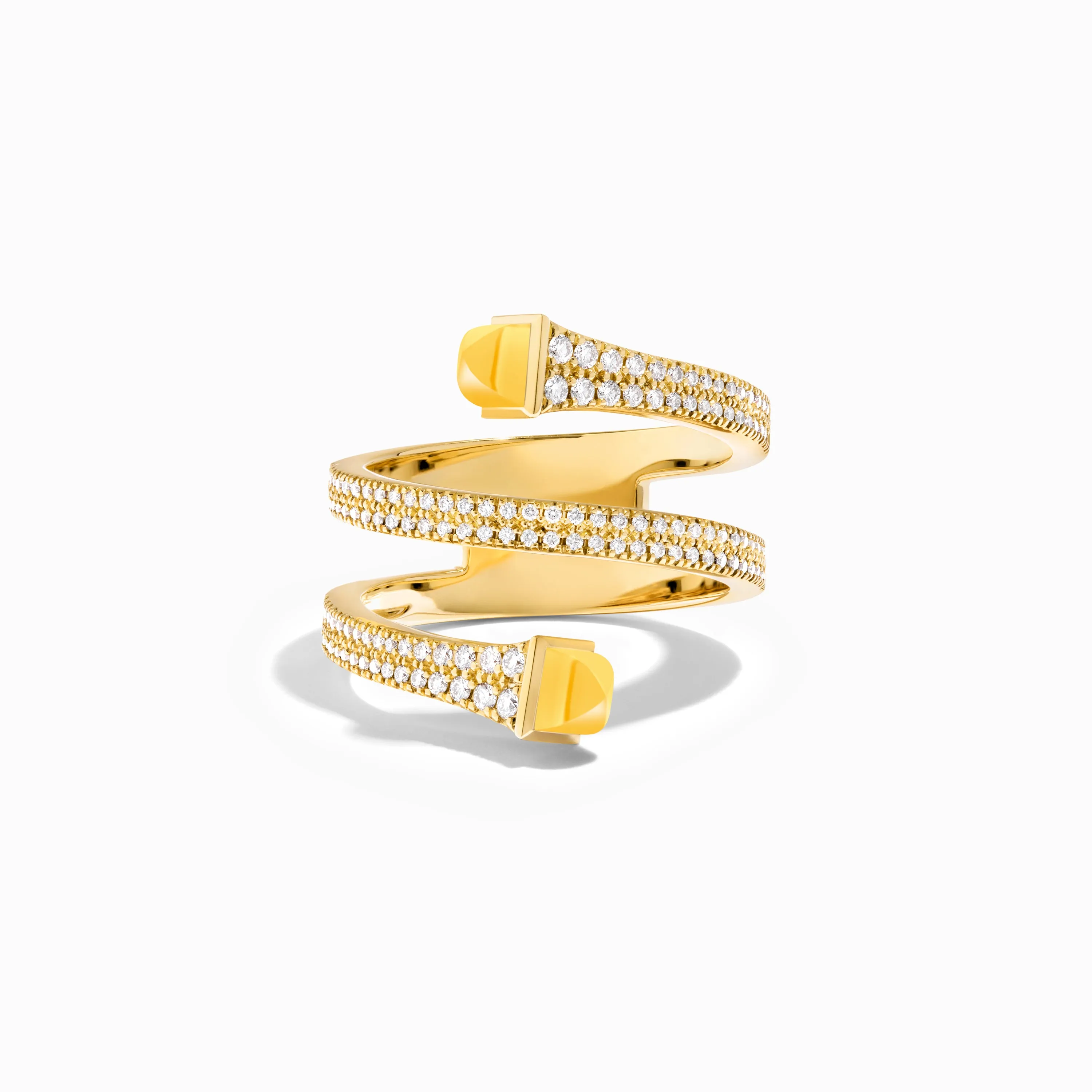 Cleo Diamond Twist Ring